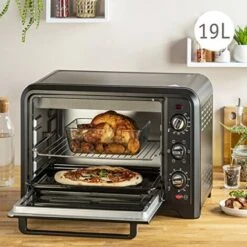 Moulinex OX444810 Optimo Forno Elettrico Ventilato 19 Litri, Potenza 1380 W, Max 240°C, Forno Per Pizza, Carne, Pesce, Dolci, Con 6 Modalità Di Cottura, Timer, 2 Accessori -Elettrodomestici Negozio 100643915 4