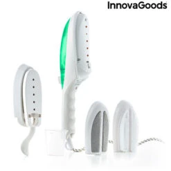 Ferro Da Stiro A Vapore Verticale InnovaGoods 1000W Bianco Verde -Elettrodomestici Negozio 11453507 5