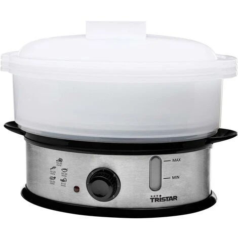 Tristar VS-3914 Vaporiera Acciaio Inox, Nero 5 Tristar VS-3914 Vaporiera Acciaio Inox, Nero - immagine 3