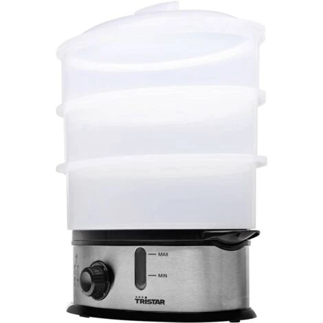 Tristar VS-3914 Vaporiera Acciaio Inox, Nero 6 Tristar VS-3914 Vaporiera Acciaio Inox, Nero - immagine 4