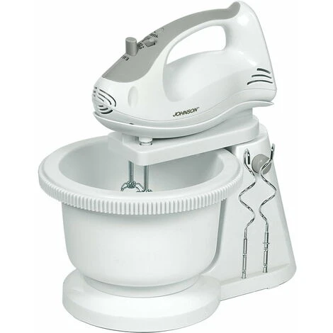 JOHNSON Sbattitore Frullatore Elettrico Con Ciotola Fruste Ganci Ad Immersione 3 JOHNSON Sbattitore Frullatore Elettrico Con Ciotola Fruste Ganci Ad Immersione