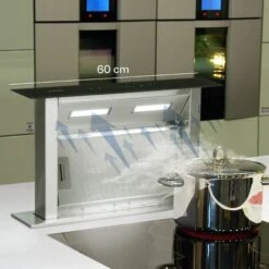 Klarstein Royal Flush Downdraft Cappa Aspirante 430 M³/h 60 Cm
