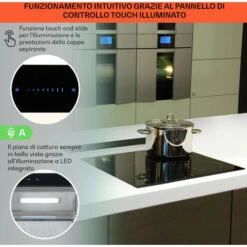 Klarstein Royal Flush Downdraft Cappa Aspirante 430 M³/h 60 Cm -Elettrodomestici Negozio 13295971 4