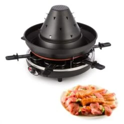 Klarstein Taste Volcano Griglia Per Tartare Griglia Per Raclette 1500 W 6 Person