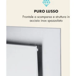 Klarstein Athena - Cappa Aspirante, 60 Cm, Capacità Aspirante: 350 M³/h, LED, Acciaio Inox -Elettrodomestici Negozio 13296545 5