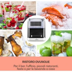 Klarstein Kristall Macchina Del Ghiaccio 2 Dimensioni Serbatoio Dell'acqua 2,5 L -Elettrodomestici Negozio 14061896 3