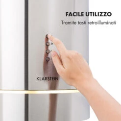 Klarstein Tron Ambience Cappa A Isola Ø38cm Ricircolo 540m³/h LED Acciaio Inox 11 Klarstein Tron Ambience Cappa A Isola Ø38cm Ricircolo 540m³/h LED Acciaio Inox -Elettrodomestici Negozio 14061982 5