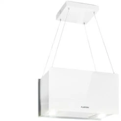 Klarstein Kronleuchter L Cappa A Isola 60cm Scarico: 590m³/h LED Touch Bianco