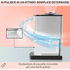 Oneconcept Icebreaker Macchina Tritaghiaccio 15kg/h 3,5 Litri Acciaio Inox -Elettrodomestici Negozio 14127177 5