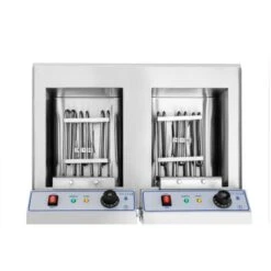 Friggitrice Elettrica Con Armadietto 2 X 16 Litri Acciaio Inox 2 X 6.000 Watt -Elettrodomestici Negozio 14895736 3
