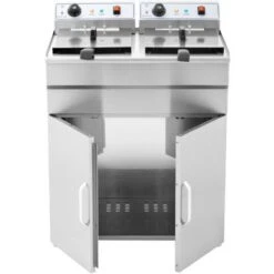 Friggitrice Elettrica Con Armadietto 2 X 16 Litri Acciaio Inox 2 X 6.000 Watt -Elettrodomestici Negozio 14895736 4