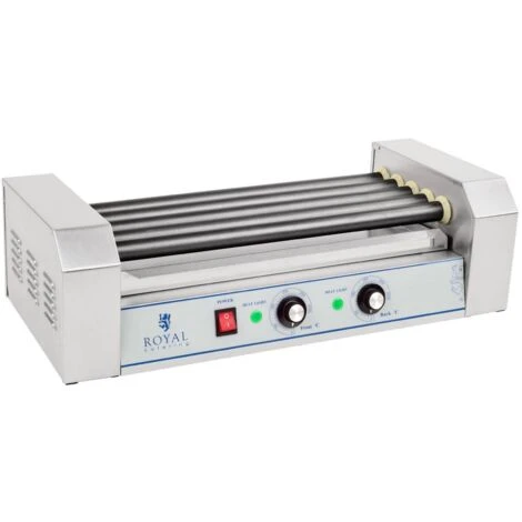 Griglia Hot Dog Macchina Cuoci Wurstel Professionale 5 Tubi Copertura In Teflon 5 Griglia Hot Dog Macchina Cuoci Wurstel Professionale 5 Tubi Copertura In Teflon - immagine 3