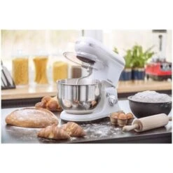 Robot Da Cucina Mixer Planetaria Impastatrice Sbattitore 1.200 W 5 Litri Argento -Elettrodomestici Negozio 14899800 4