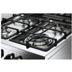 DeLonghi De Longhi GEMMA 66 M2 ED Linea Gemma Cucina A Gas Libera Installazione Forno Elettrico 4 Fuochi Griglie In Ghisa Classe Energetica A Bruciatore Tripla Corona 3D Vent Pizza Stone 9 Funzioni 60 Cm Accia -Elettrodomestici Negozio 14976898 5