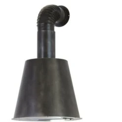 Cappa Aspirante URBAN STYLE In Acciaio Inox Antracite Cm Ø50