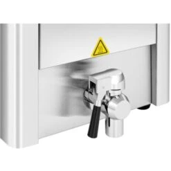 Friggitrice Elettrica Inox Professionale + Rubinetto/3250W Zona Fredda 13Litri -Elettrodomestici Negozio 15356007 3