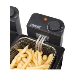 Friggitrice Elettrica Doppia Vasca 2 Cestelli Potenza 2x1800 Watt Colore Nero -Elettrodomestici Negozio 16142353 3