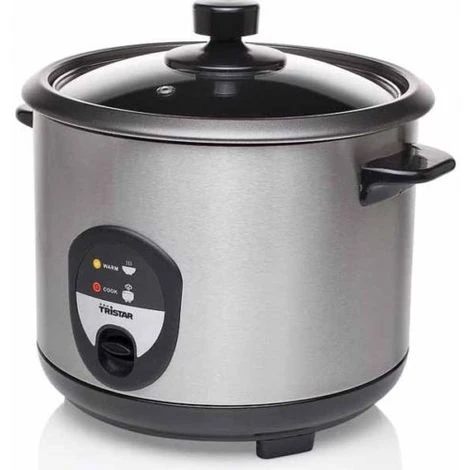 Cuociriso Elettrico Cuoci Riso 1,5 Litri 500W Acciaio Inox Tristar RK-6127 4 Cuociriso Elettrico Cuoci Riso 1,5 Litri 500W Acciaio Inox Tristar RK-6127 - immagine 2
