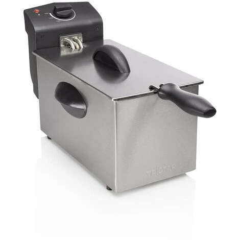 Tristar Friggitrice Elettrica In Acciaio Inox 3 Litri 2000W Cestello Termostato 4 Tristar Friggitrice Elettrica In Acciaio Inox 3 Litri 2000W Cestello Termostato - immagine 2