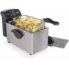 Friggitrice Elettrica In Acciaio Inox 3 Lt 2000W Termostato Regolabile 190 Gradi -Elettrodomestici Negozio 16168004 1