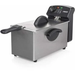 Friggitrice Elettrica In Acciaio Inox 3 Lt 2000W Termostato Regolabile 190 Gradi 10 Friggitrice Elettrica In Acciaio Inox 3 Lt 2000W Termostato Regolabile 190 Gradi -Elettrodomestici Negozio 16168004 4