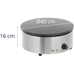 Crepiera Elettrica Inox Rcec-3000-R Dimensioni 40 X 40 X 16 Peso 14 60 Kg -Elettrodomestici Negozio 16438203 5