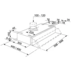 Franke 315.0547.778 FSI 932 GR Cappa Ad Incasso Con Aletta Estraibile Aspirante Classe Energetica D Sottopensile 3 Velocita' Portata 225 M3/h 90 Cm Grigio -Elettrodomestici Negozio 16525124 3