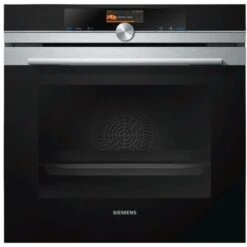 Siemens HB676G0S1 Forno Elettrico Multifunzione Da Incasso Pirolitico Capacita' 71 Litri Classe Energetica A+ 13 Programmi 3650 W Display TFT Touch 3,7 60 Cm Nero/Acciaio Inox