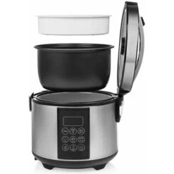 Pentola Cuociriso Digitale Multiuso 500 W 1,5 L Acciaio Inox Tristar -Elettrodomestici Negozio 17430021 4