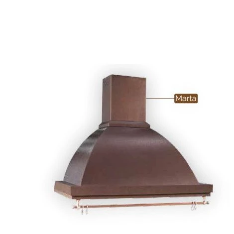 Cappa Parete MARTA Da 60cm Finitura Ramata Prod. Italia 60X50 4 Cappa Parete MARTA Da 60cm Finitura Ramata Prod. Italia 60X50 - immagine 2