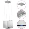 Cappa Da Cucina Ad Isola Sospesa LCD Con Sensore 37 Cm Acciaio VidaXL -Elettrodomestici Negozio 18903792 1