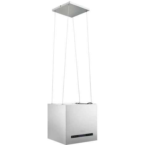 Cappa Da Cucina Ad Isola Sospesa LCD Con Sensore 37 Cm Acciaio VidaXL 6 Cappa Da Cucina Ad Isola Sospesa LCD Con Sensore 37 Cm Acciaio VidaXL - immagine 4