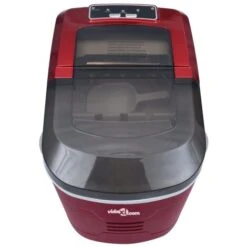 Macchina Per Il Ghiaccio Rossa 2,4 L 15 Kg / 24 H VidaXL -Elettrodomestici Negozio 18977662 4