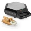 Piastra Samosa Snack Maker 1200 Watt Antiaderente Nero Forme Triangolari -Elettrodomestici Negozio 19104925 1
