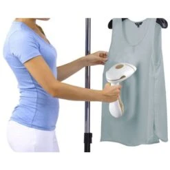 Stiratrice Verticale A Vapore Pieghevole Pulizia Vestiti Tessuti Abiti