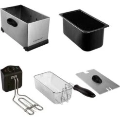 FRIGGITRICE PROFESSIONALE 3 LITRI 2200 W ACCIAIO INOSSIDABILE AIGOSTAR 8 FRIGGITRICE PROFESSIONALE 3 LITRI 2200 W ACCIAIO INOSSIDABILE AIGOSTAR -Elettrodomestici Negozio 22189169 3