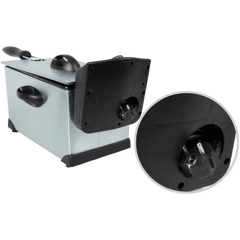 FRIGGITRICE PROFESSIONALE 3 LITRI 2200 W ACCIAIO INOSSIDABILE AIGOSTAR 6 FRIGGITRICE PROFESSIONALE 3 LITRI 2200 W ACCIAIO INOSSIDABILE AIGOSTAR - immagine 4
