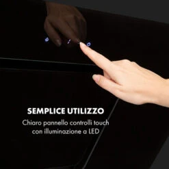 Klarstein Sofia 90 Cappa Aspirante 300 M³/h Touch-Control Frontale In Vetro Nero 10 Klarstein Sofia 90 Cappa Aspirante 300 M³/h Touch-Control Frontale In Vetro Nero -Elettrodomestici Negozio 22854394 4