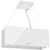 Klarstein Kronleuchter XL Cappa Aspirante A Isola 90cm Ricircolo 590m³/h LED Touch Bianco -Elettrodomestici Negozio 22854530 1