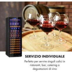 Klarstein First Class 129 Cantinetta Frigo Per Vino Dispenser 129 Bottiglie 5-22°C Nero -Elettrodomestici Negozio 22854570 3