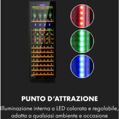 Klarstein First Class 129 Cantinetta Frigo Per Vino Dispenser 129 Bottiglie 5-22°C Nero -Elettrodomestici Negozio 22854570 4