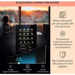 Klarstein Klarstein Shiraz 20 Uno - Frigorifero Per Vini, 53 L, 20 Bottiglie, Pannello Di Controllo Touch, 5-18°C 10 Klarstein Klarstein Shiraz 20 Uno - Frigorifero Per Vini, 53 L, 20 Bottiglie, Pannello Di Controllo Touch, 5-18°C -Elettrodomestici Negozio 23919544 4