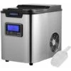 AREBOS Macchina Per Cubetti Di Ghiaccio Acciaio Inossidabile 2,2L LCD 12 Kg/24h -Elettrodomestici Negozio 26705775 1