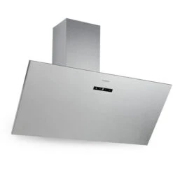 Klarstein Silver Lining 90, Cappa Aspirante, 90 Cm, 568m³/h , EEK A, Acciaio Inox