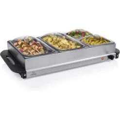 Scaldavivande Elettrico 300W Multifunzione Cibi Caldi 6.8lt Manici Termoisolanti -Elettrodomestici Negozio 30924354 4