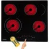 AREBOS Piano Cottura In Vetroceramica 4 Zone Di Cottura 59 Cm 7200W -Elettrodomestici Negozio 31842315 1