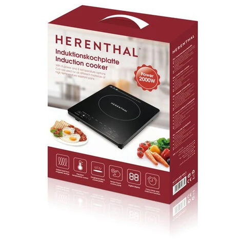 Piastra Induzione Un Fuoco Portatile Da 2000W Con Controllo Indipendente E Timer 7 Piastra Induzione Un Fuoco Portatile Da 2000W Con Controllo Indipendente E Timer - immagine 5