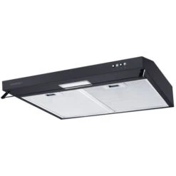 Cappuccio Visiera 60cm 348m3/h Nero - Rhc638/1pn - Rosieres