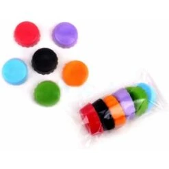 Tappo A Corona In Silicone Confezione Da 6, Tappo Per Bottiglia, Tappo In Silicone Ecologico, Tappo Per Birra Riutilizzabile Colore Casuale -Elettrodomestici Negozio 36032590 5