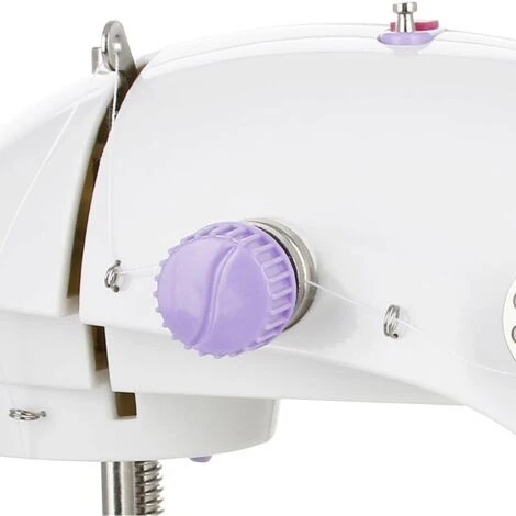 EMERIO Macchina Per Cucire A Braccio Libero SEW-122275 Bianco, Lilla 5 EMERIO Macchina Per Cucire A Braccio Libero SEW-122275 Bianco, Lilla - immagine 3